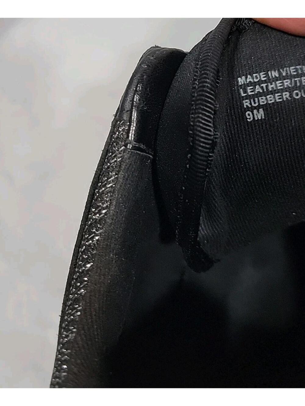 Michael Kors Georgia Mixed-media Wedge Sneakers In Black Size 9 - Picture 9 of 9